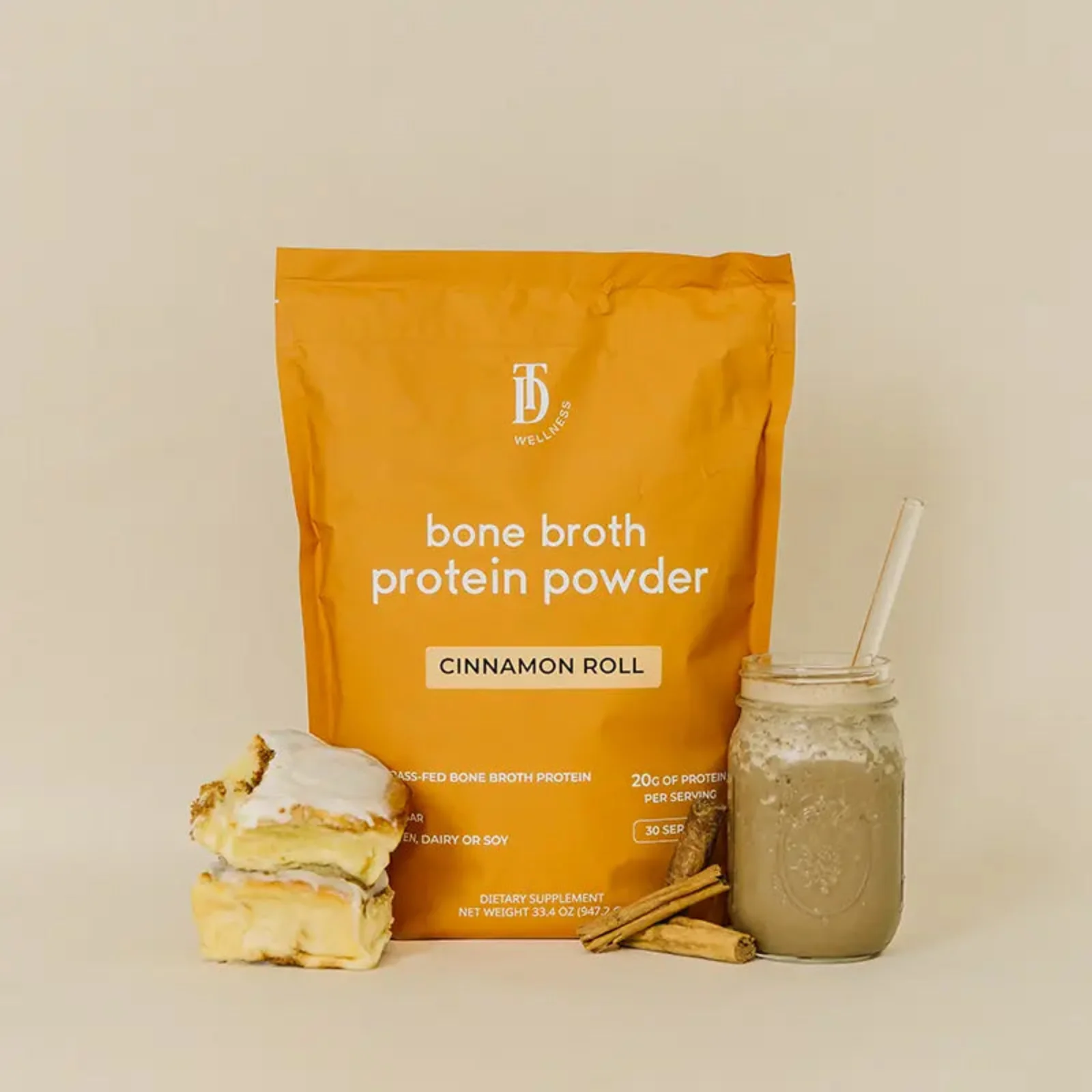 Cinnamon Roll Bone Broth Protein - Image 5