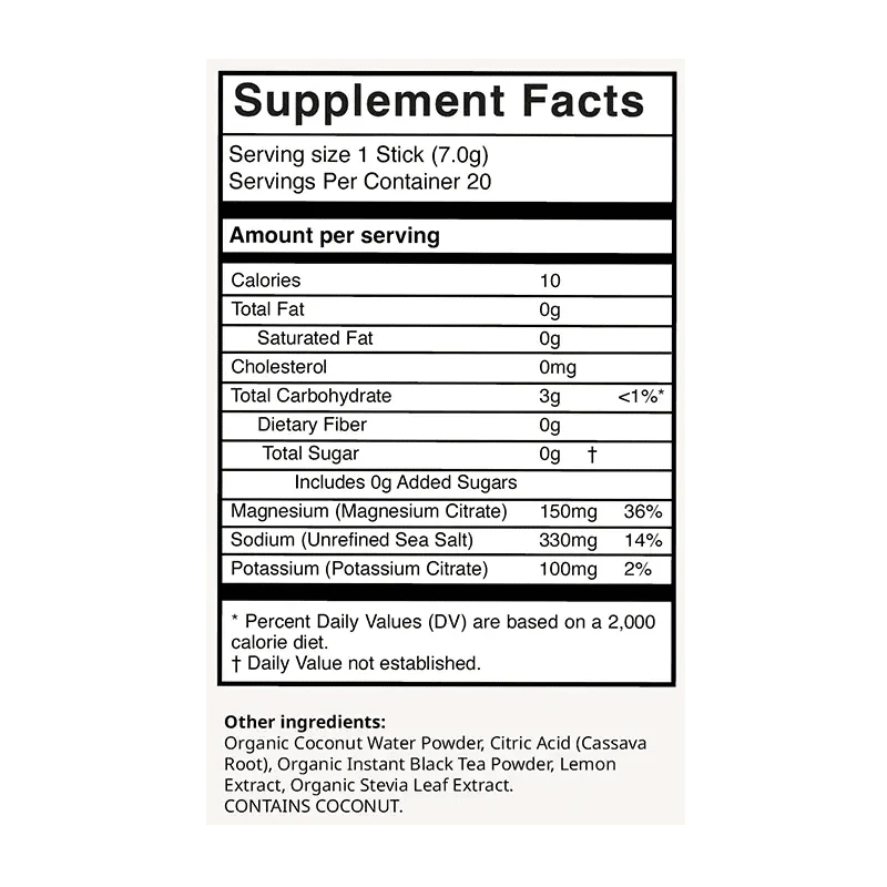 Lemon Tea Electrolyte Drink Mix - Image 7