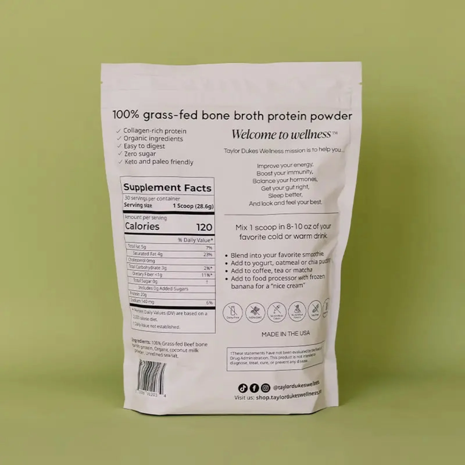 Unflavored Bone Broth Protein - Image 4
